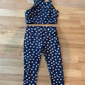 Outdoor Voices TechSweat Polka Dot Set